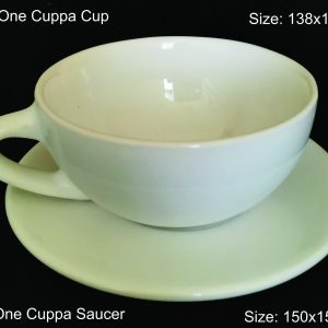 One Cuppa Mug & Saucer