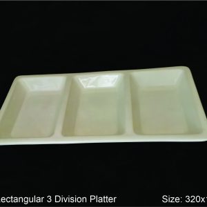 Rectangular 3 Division Platter